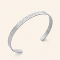 Ayatul Kursi Cuff Bracelet - Silver
