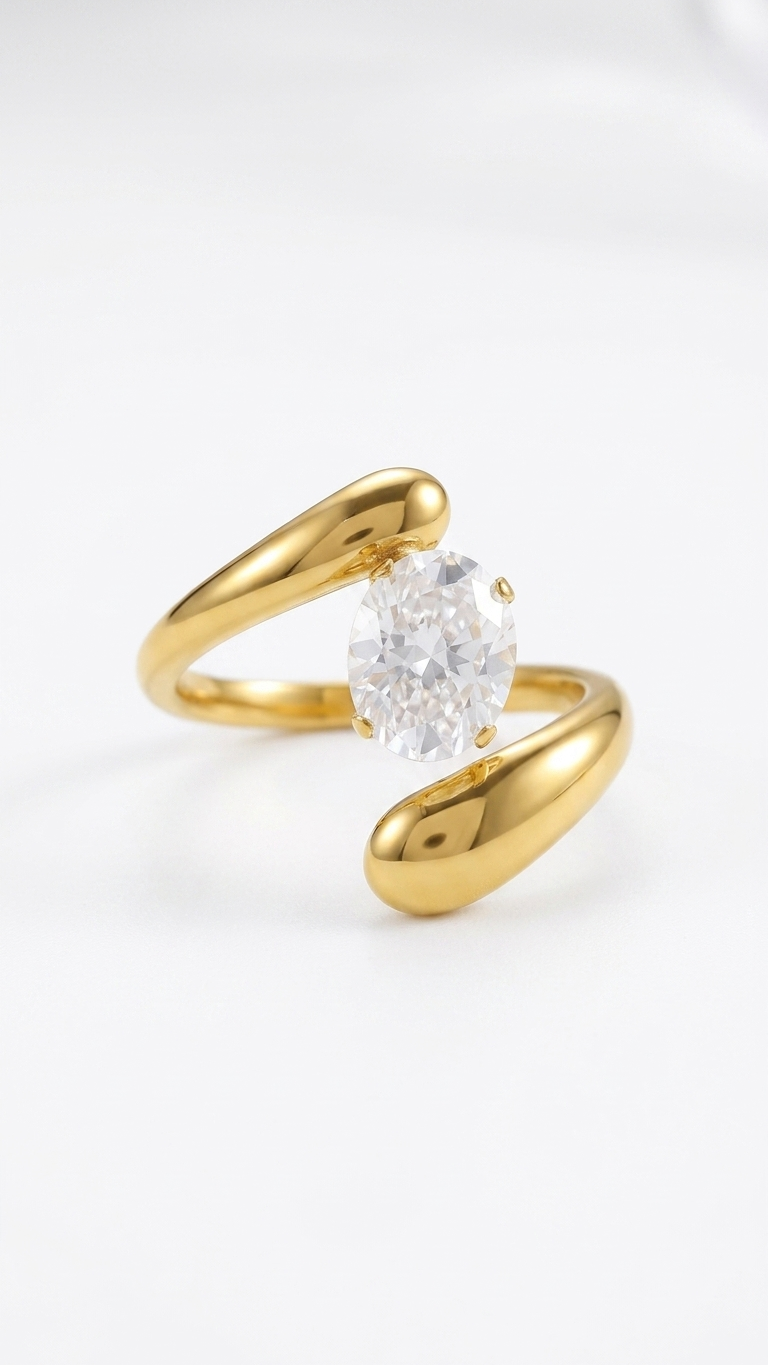 Soft Sculpture Ring - Gold