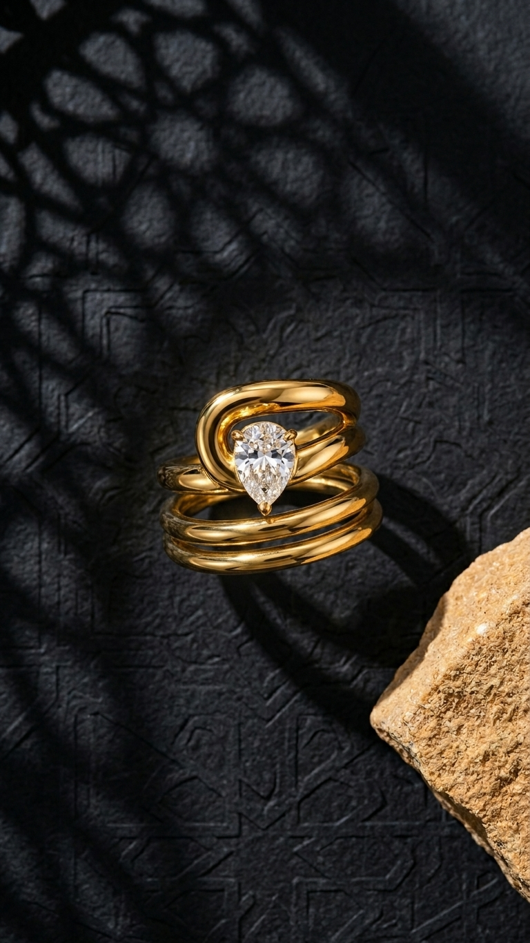 Cave Ring - Gold
