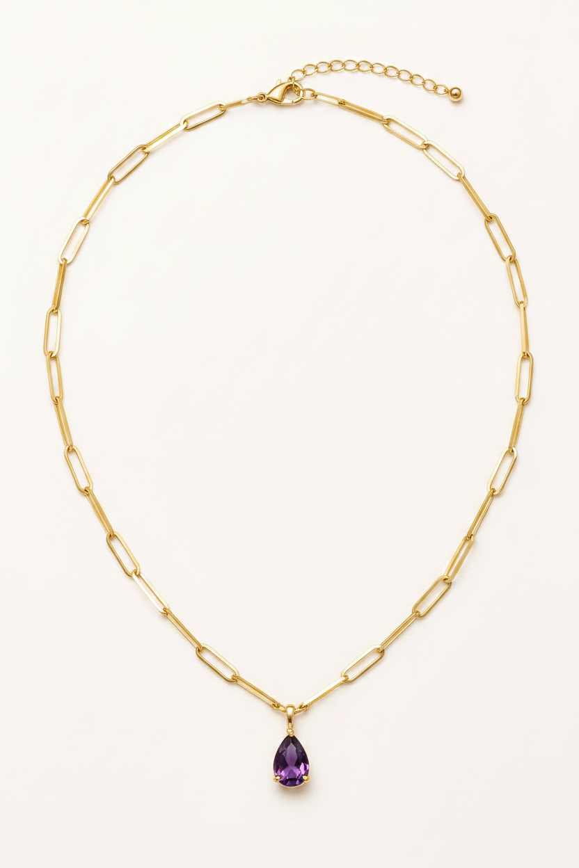 Birthstone Pendant- Gold