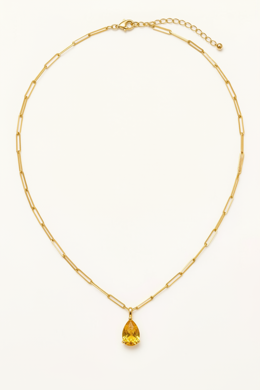 Birthstone Pendant- Gold
