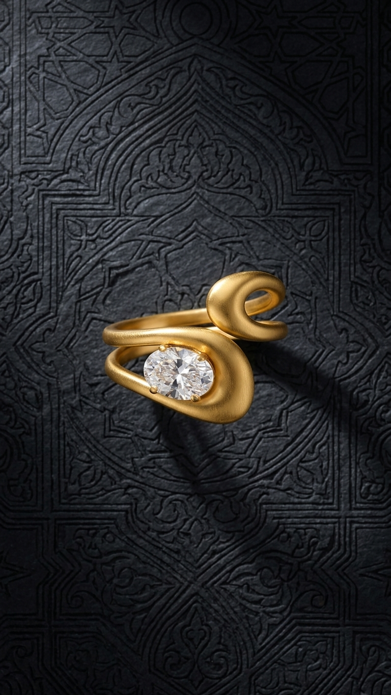 Sandstone Ring - Gold