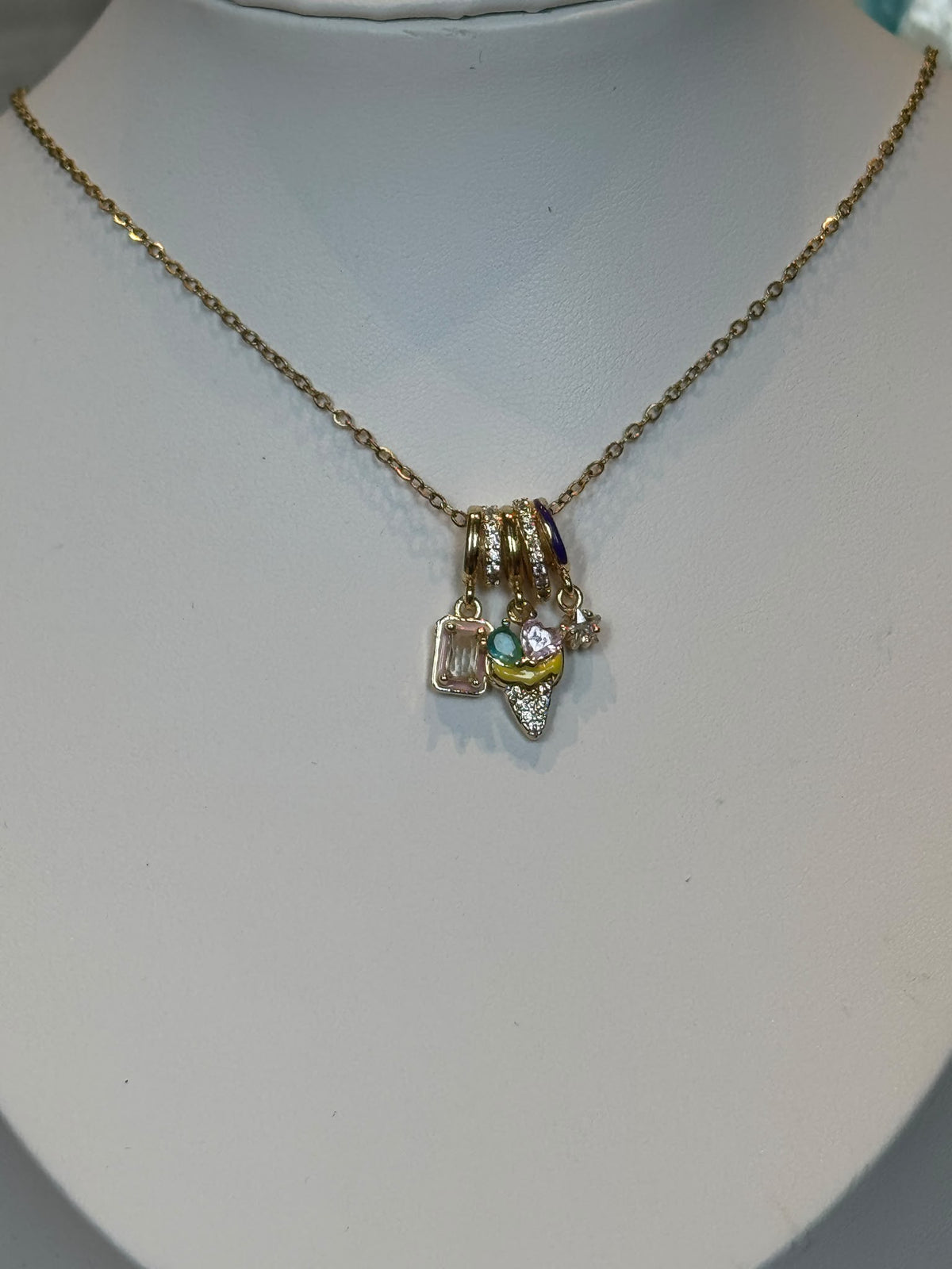 Ice cream Necklace Anti-Tangle - Gold