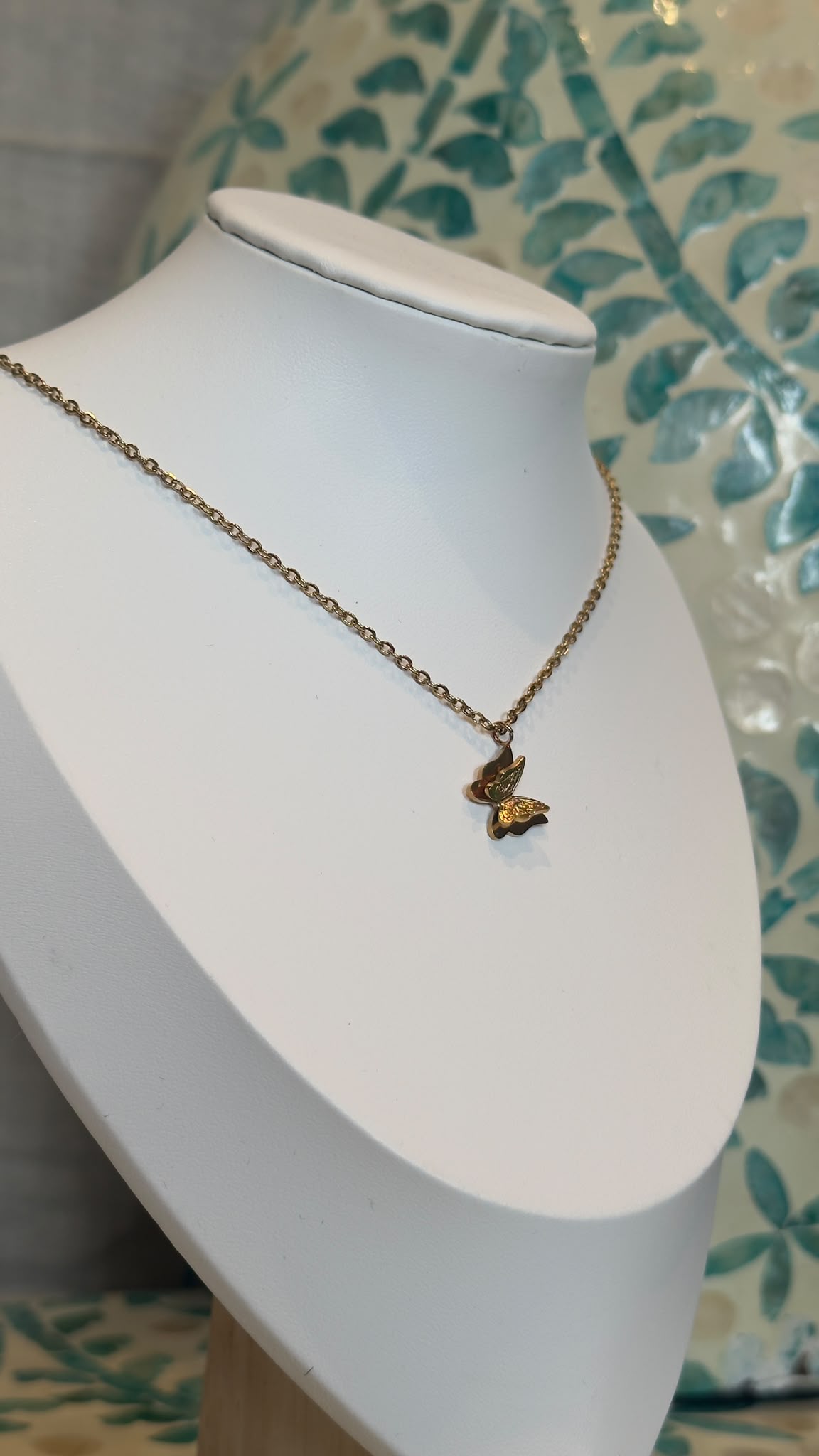 Love Self Butterfly Necklace - Silver