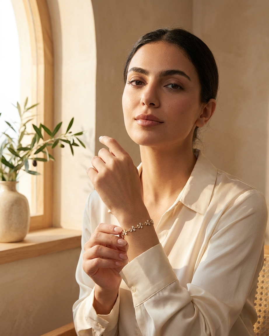 Amina Bracelet - Gold