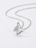 Love Self Butterfly Necklace - Silver