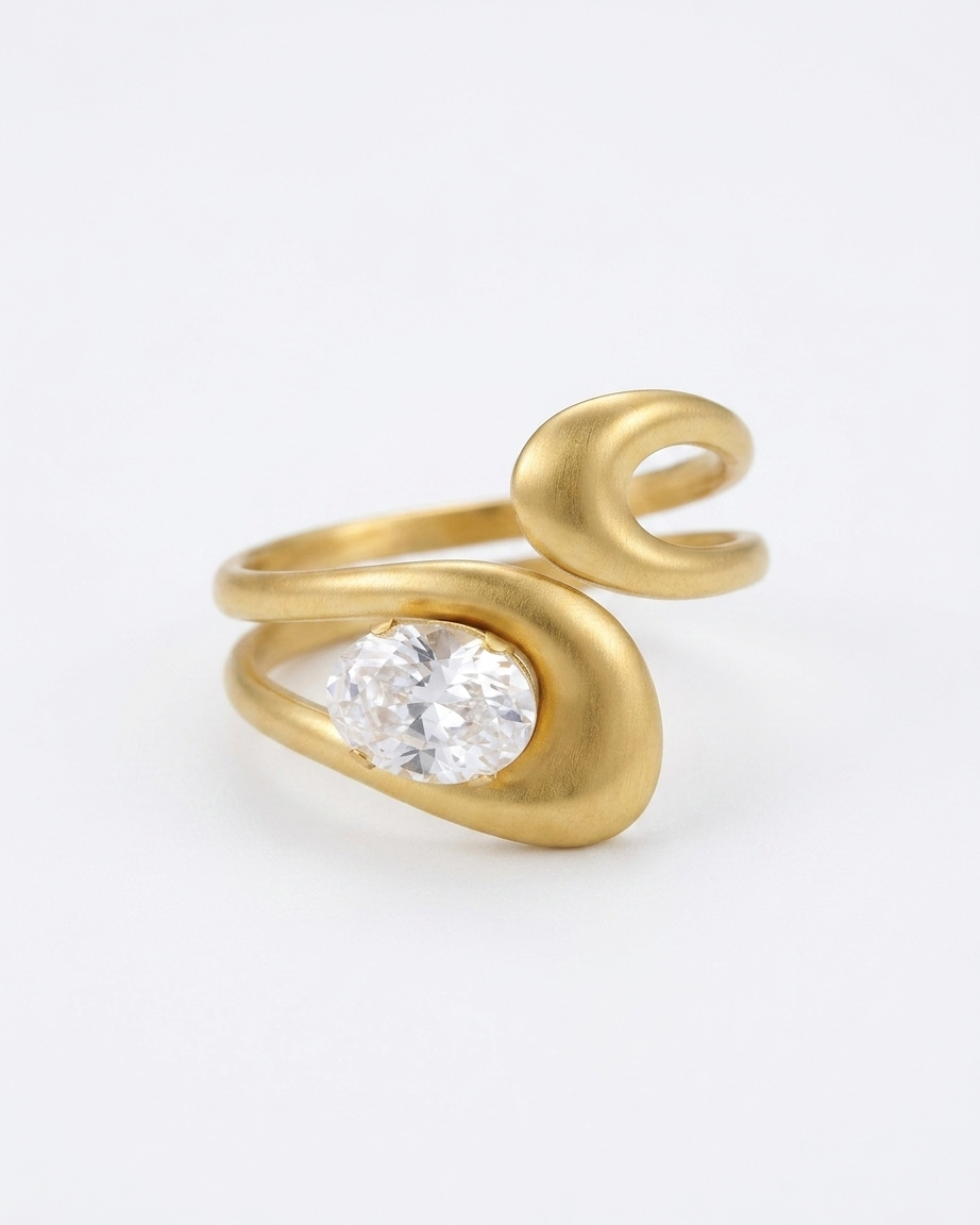 Essence Band Ring  - Gold