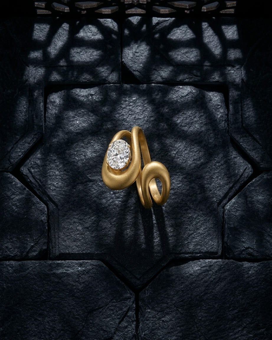 Essence Band Ring  - Gold